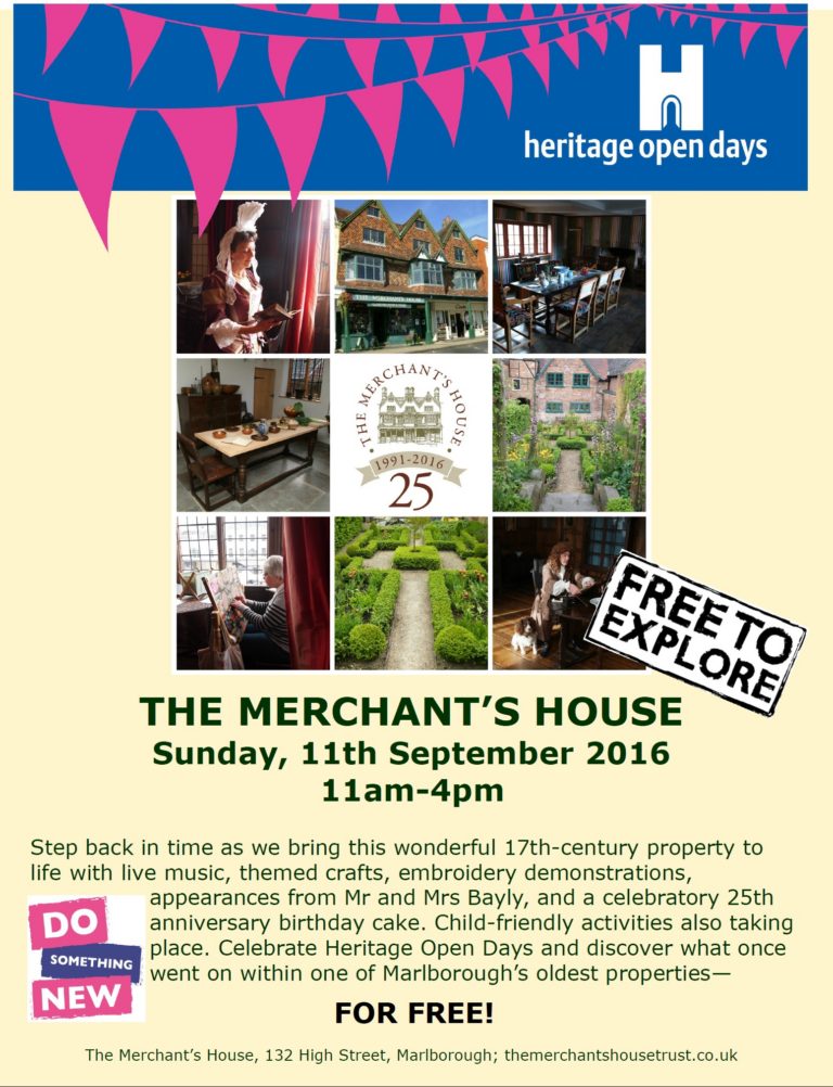 Heritage Open Days poster Woodborough Primary School